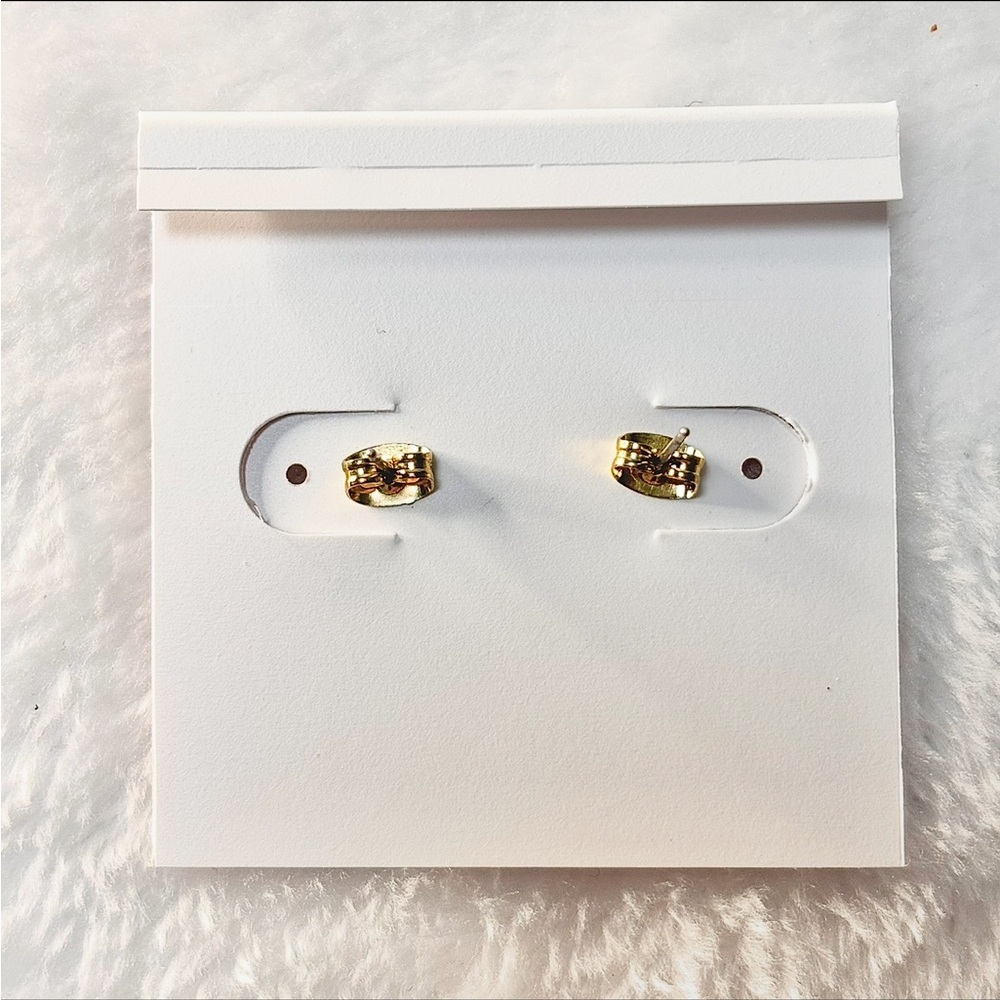 Jules Smith 14K Gold Opal Earrings Inner Goddess New - Picture 4 of 4